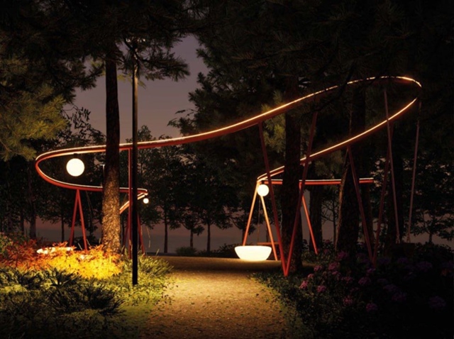 Новый вход, «зелёная долина» и мост через железную дор?...