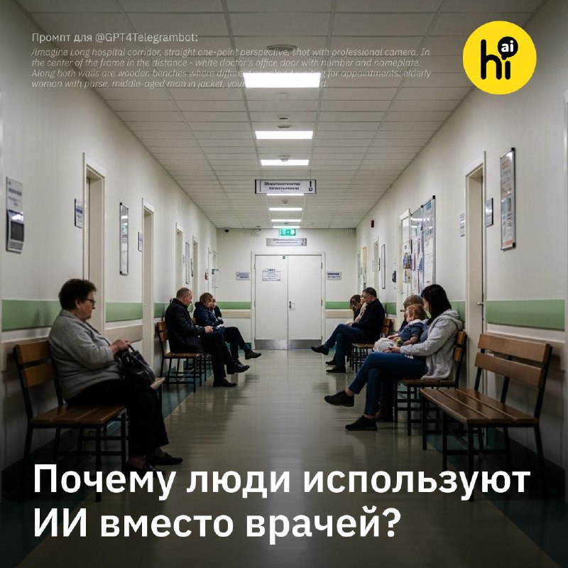 🩺 ИИ как врача использует половина молодых американцев
Почти половина молодых людей 16-34 лет в СШ