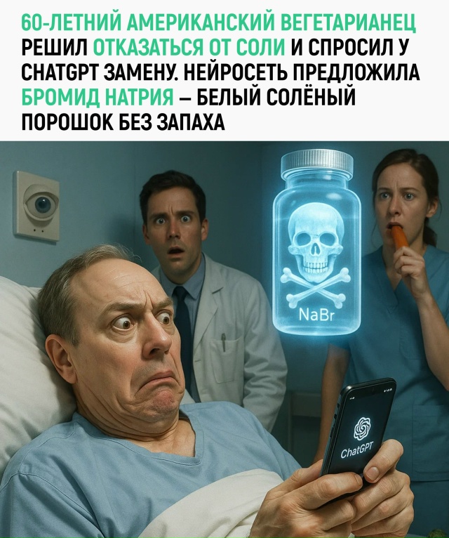 Отказался от соли, чтобы быть здоровым, и получил трёхн...