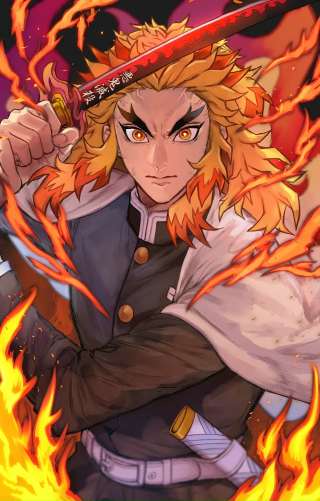 #Kimetsu_no_Yaiba / Клинок, рассекающий демонов
Столп Пламени ?...