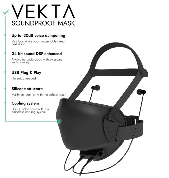 Выпустили намордник для геймеров - звукоизоляционную ?...