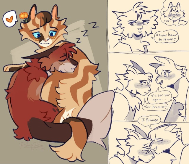 «Милый…»
— Тебе обязательно уходить?
— Мы ещё увидим...