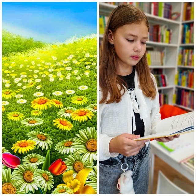📗Сотрудники и юные читатели Детской библиотеке имени...