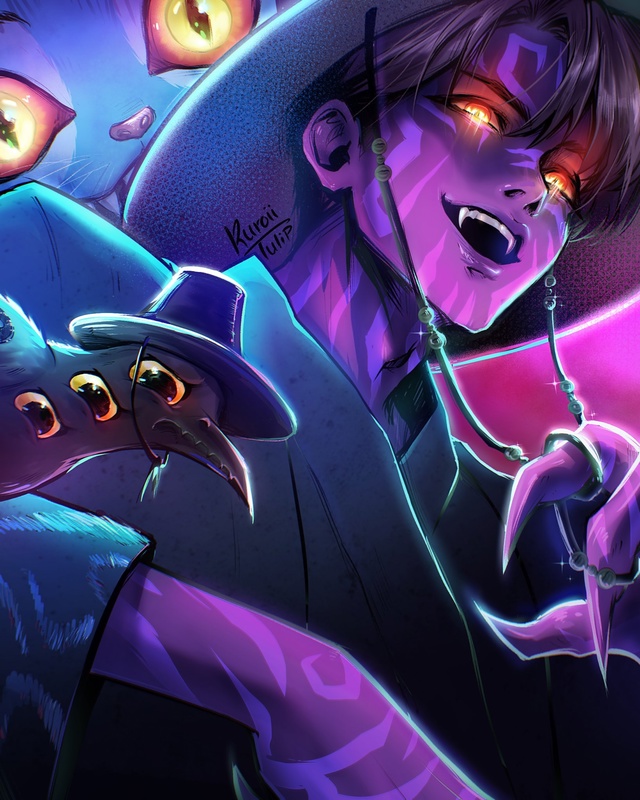 #KPOP_DEMON_HUNTERS / Кей-поп охотницы на демонов
В ночь с дуэто...