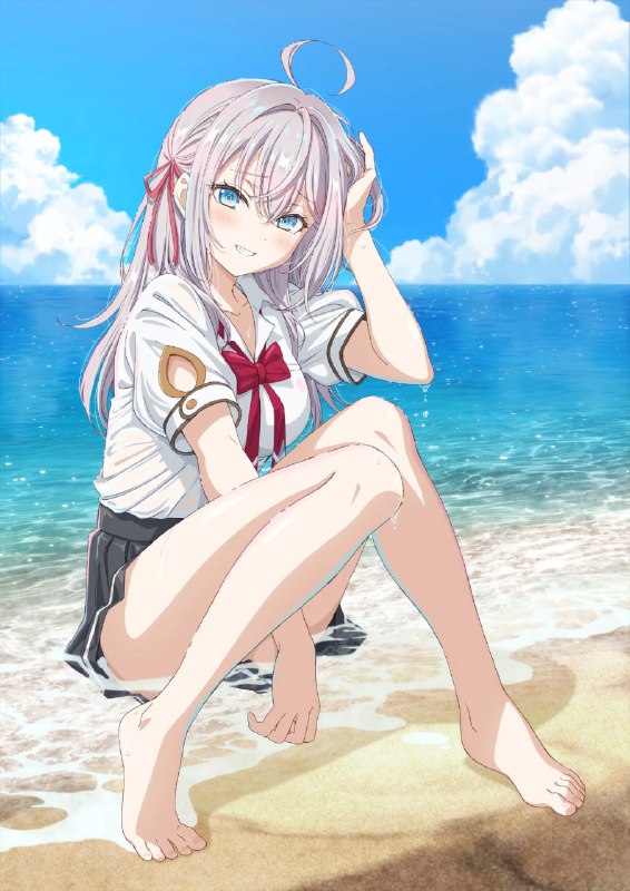 💖Новый постер 2 сезона аниме «Аля иногда кокетничает со мной по-русски»
Премьера состоится в 2026 г