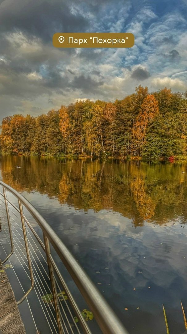 ОСЕНЬ В ПАРКЕ ПЕХОРКА 😊