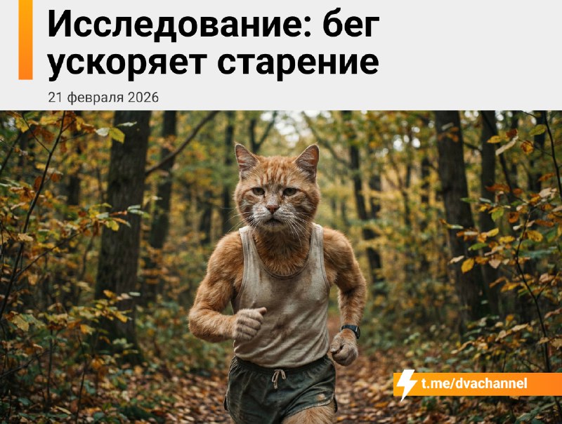 Учёные выяснили, что бег ускоряет старение
Они проверили кровь 23 спортсменов до и после марафона.