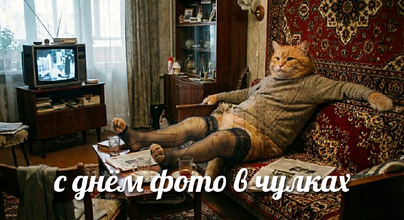Сегодня отмечается Международный день «Скинь фото в чулках»
В этот день можно просить любых друзей