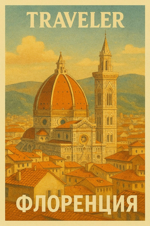 🌍 Флоренция — город, где каждая улица дышит искусство...