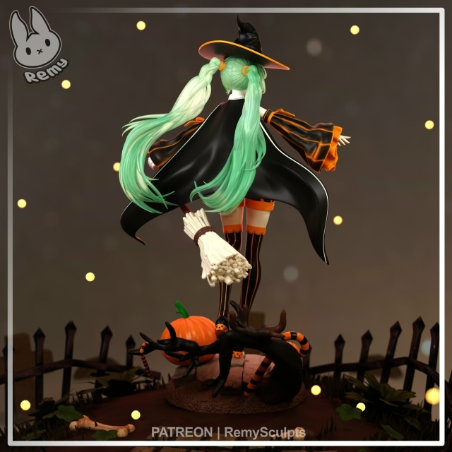 Хацунэ Мику - ведьма на Хэллоуин, добавлена в каталог т?...