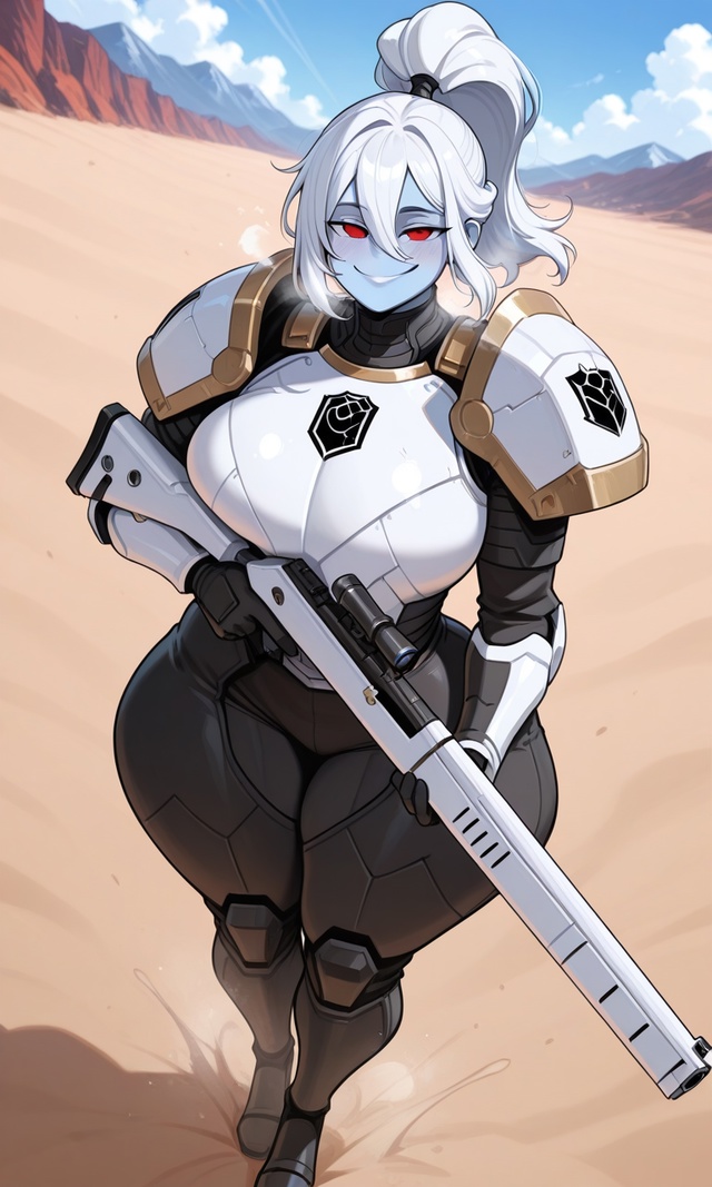 Персонаж: T'au
Сеттинг: Warhammer 40K
Автор: ai generated
