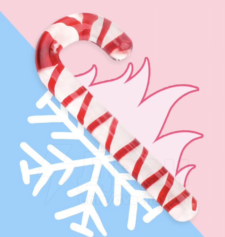 На российские маркетплейсы завезли новогодний 20-сантиметровый дилдак в виде леденца
Игрушка напоми