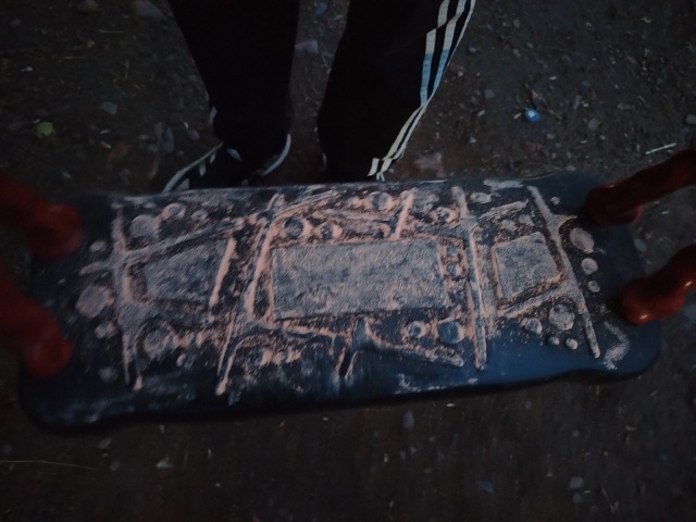 Пришли вчера с ребёнком на площадку возле колоса, а тут...