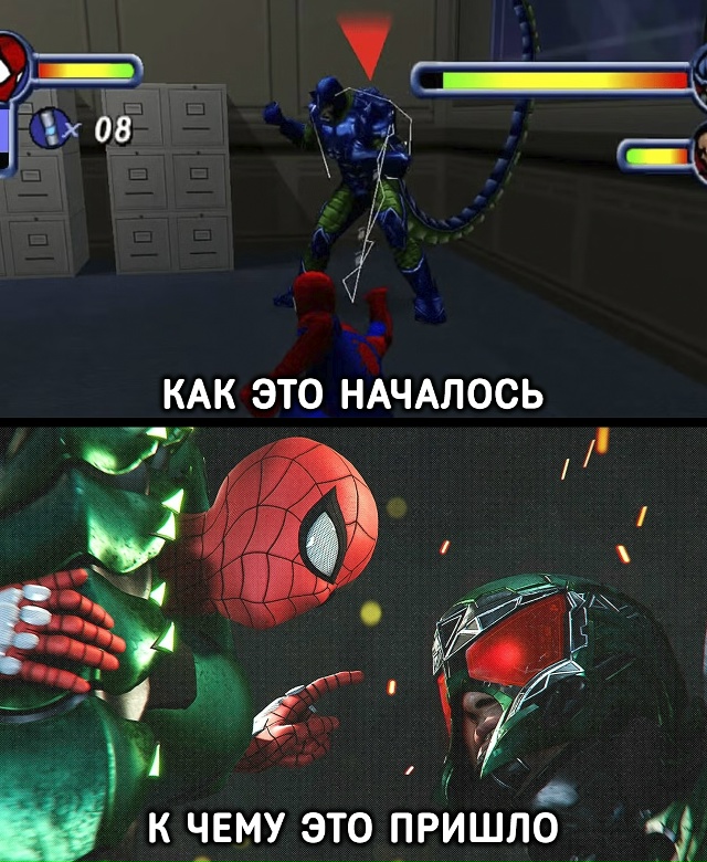 Порой мы забываем, как сильно изменилась графика в игр?...