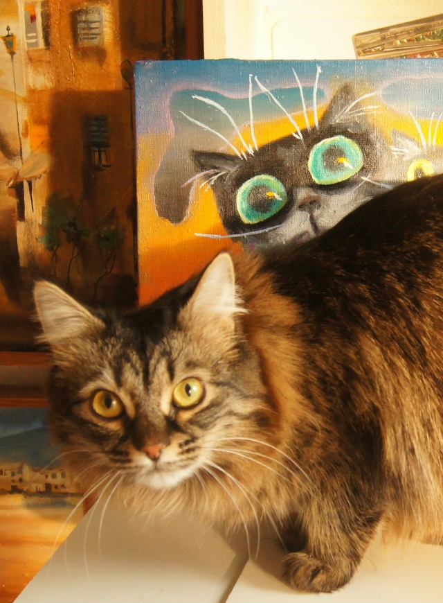 Киара Касьянова, самая творческая кошка.