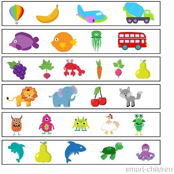 Игры на логическое мышление, что лишнее