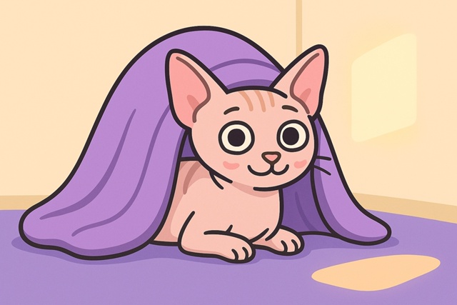 Сфинксы любят тепло настолько, что могут проводить час...