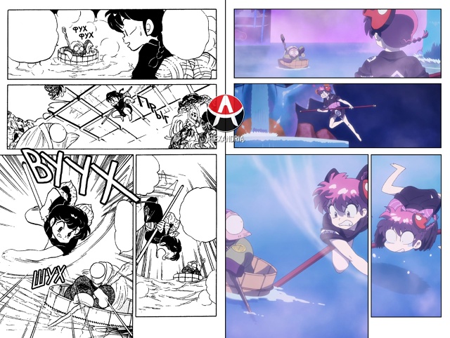 ❤ Сравниваем «Ранма 1/2»: манга х 3 серия 2 сезона ремейк?...