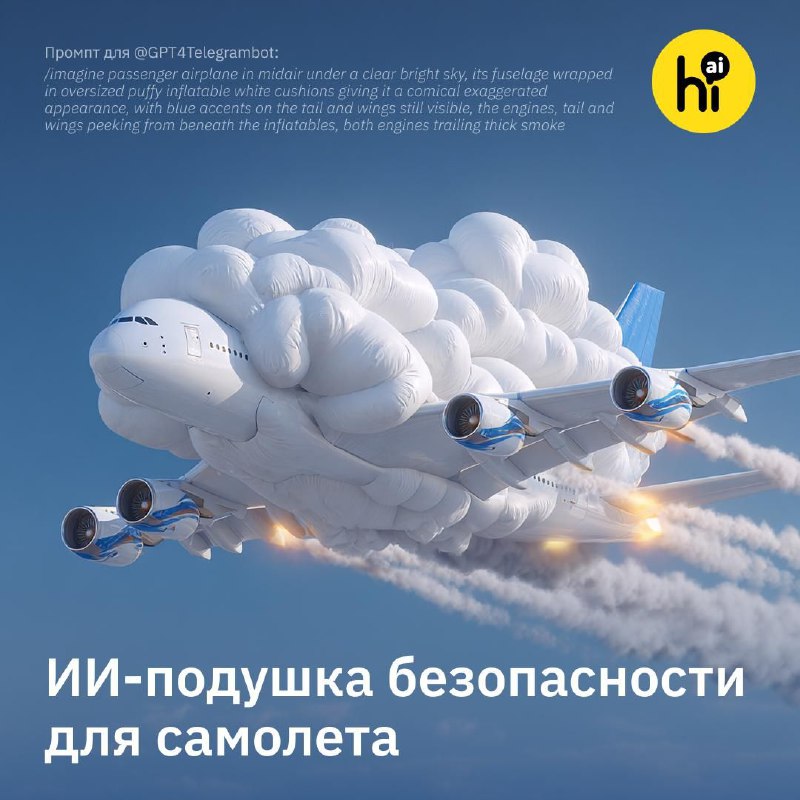 🛩 ИИ-кокон может спасти при авиакатастрофе
Большинство систем авиабезопасности предотвращают катаст