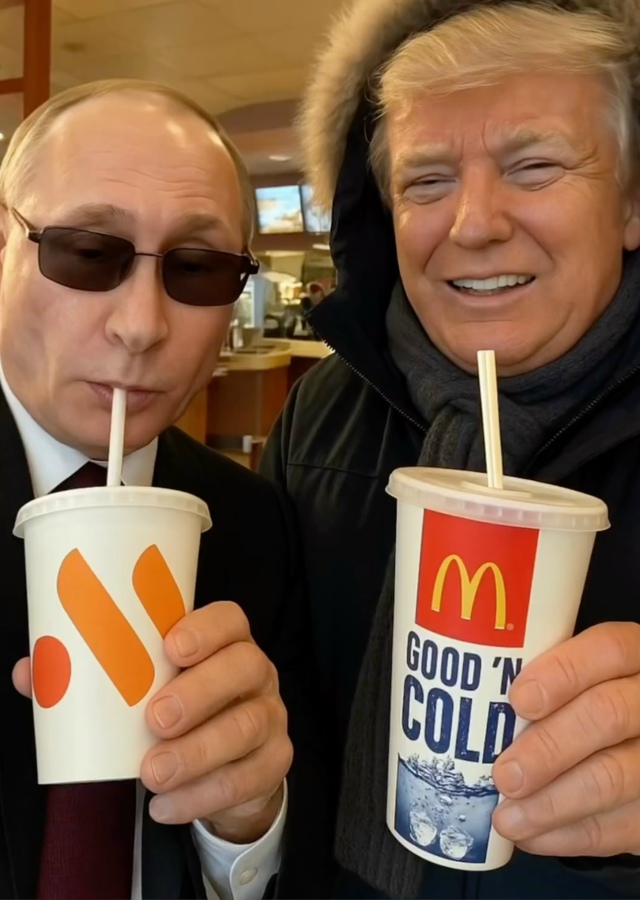 В сети появились новые фото со встречи Путина и Трампа,...