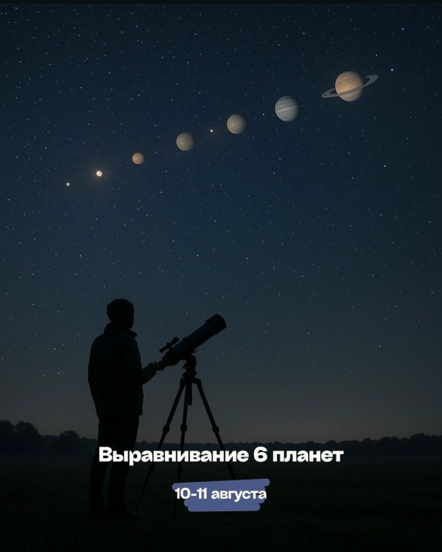 Главные астрособытия августа 2025:
9 августа - Полнолуни?...