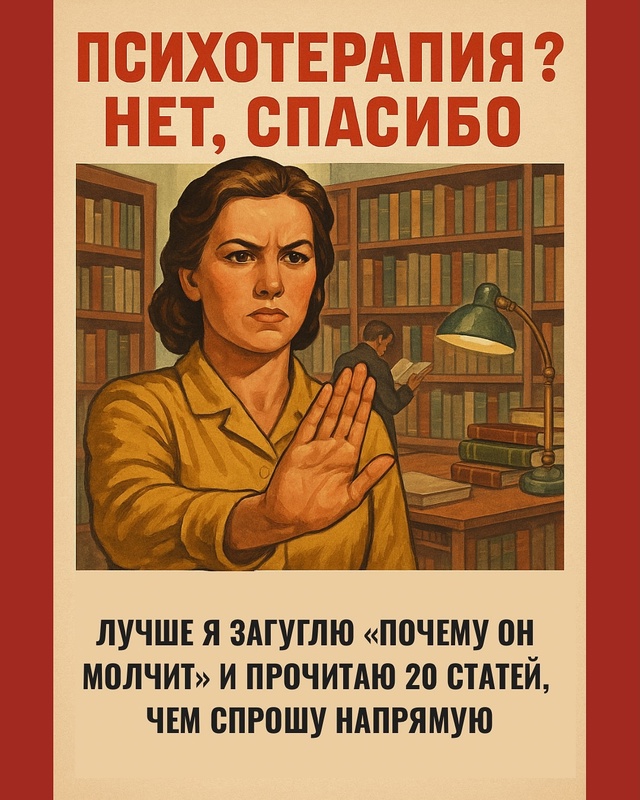 🏚Избегание чувств, контакта с собой, проживания — это...
