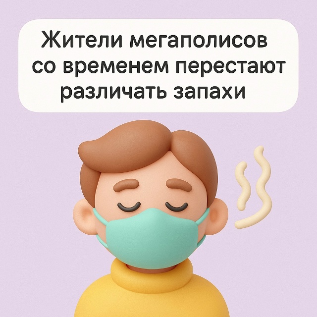 🌆 Город стирает запахи
Жители мегаполисов со времене...