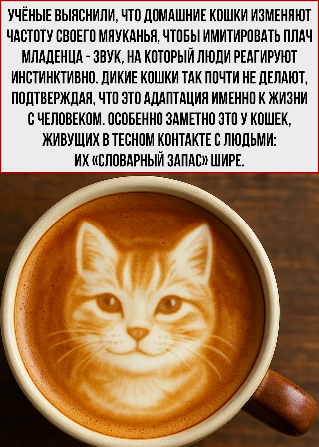 Ты думал, что твой кот просто просит пожрать, а он говор...