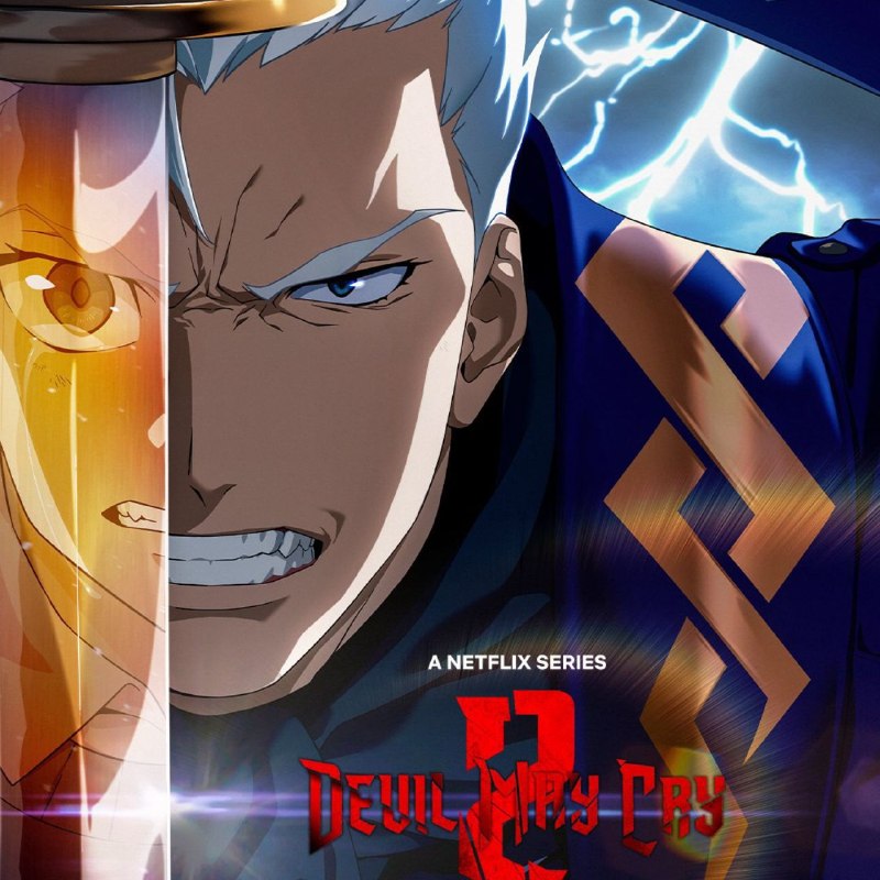 Две стороны одной медали
Новые постеры второго сезона Дьявол может плакать" (Devil May Cry) с Данте