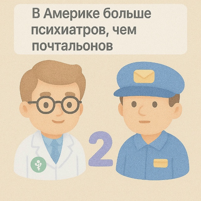 🧠 Письма душе важнее писем
В США психиатров уже больш...