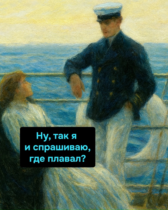 Каждый моряк знает: настоящие бури начинаются не в оке?...