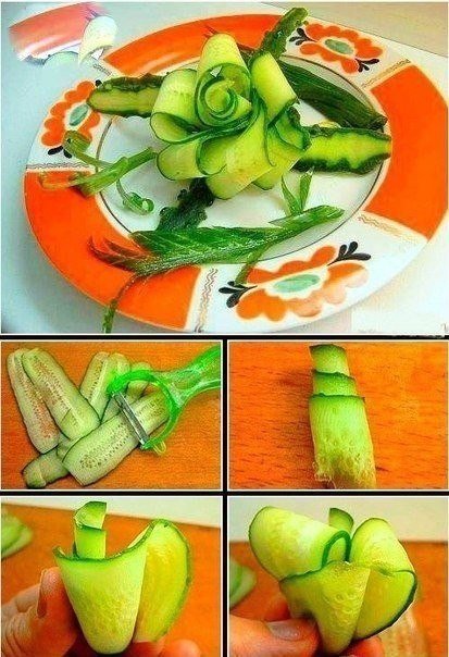 Мастер класс по оформлению блюд)