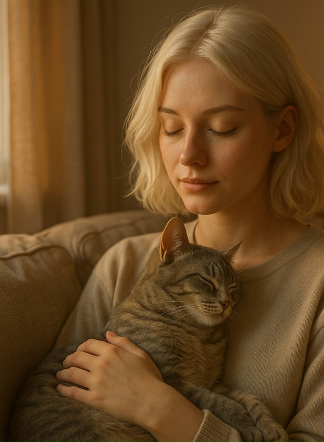 🐾 Кошки спoсобны чувствовать эмоции человека и даже с?...