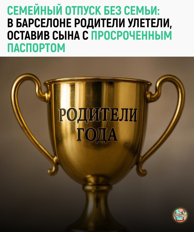 — Ваш ребёнок не может лететь.
— Печально… [сдают бага...