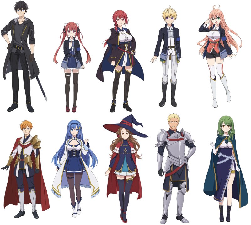 ⚔️Дизайн персонажей аниме по ранобэ «Мастера на все руки выгнали из отряда героев»
Фэнтези-приключ