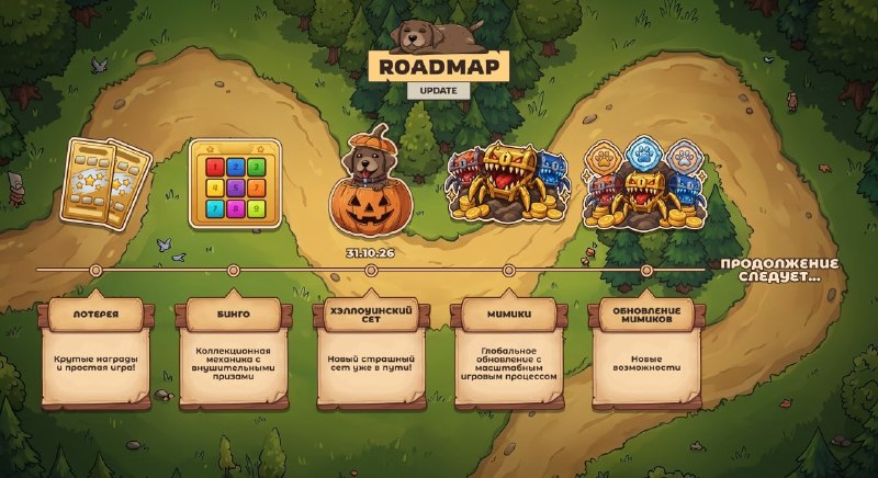 #Labrador 🐶
🐶 Дорожная карта Labrador Adventures
Представляем вам свежую версию дорожной карты про