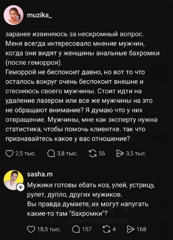Мужики, что думаете насчёт анальной бахромы? Есть что сказать?