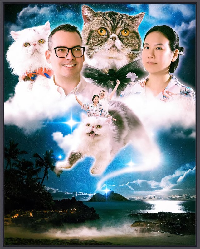 В Южной Корее нашли фотостудию, где делают шедевральные семейные портреты полностью вручную — без ис