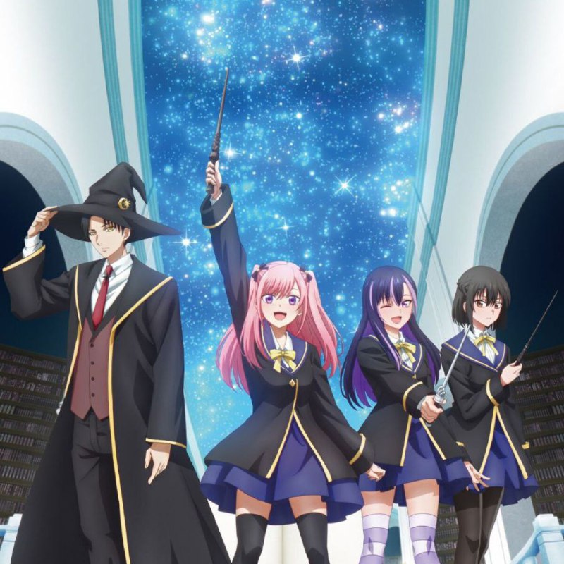 Путь к магии начинается с кота
Стал известен месяц старта аниме по манге "Чёрная кошка и класс ведь