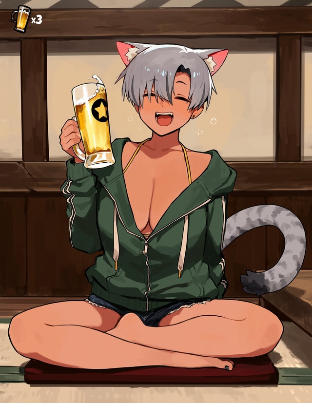 🍺 Сладких снов с кошкой в пиве VERTI.
#арт@advance_empire | #original