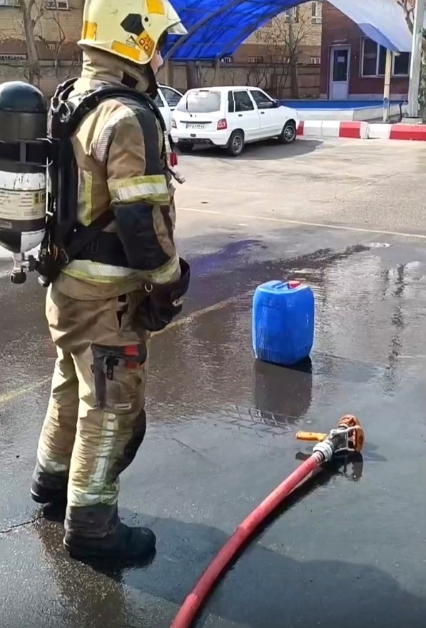 Обычный день на занятиях пожарного. Мы гордимся усилия...