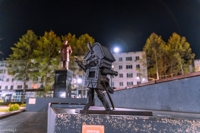 Туманная ночь в нашем прекрасном городе.
Пока все спят...