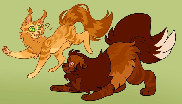 Огнелапка и Ольхолап
© Kynoph0bia
#KV_ZZ_ART