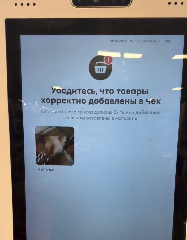 Касса самообслуживания в магазине распознала басю как хлебобулочное изделие
И ведь не ошиблась