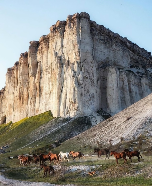 Бeлaя cкaлa в Kpымy