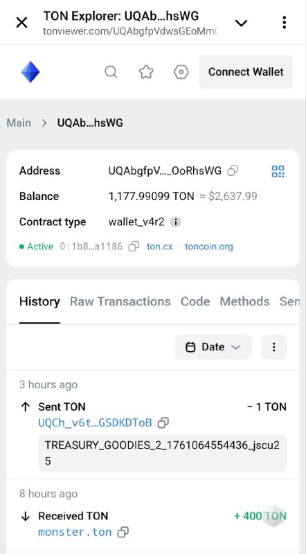 О! Мне начислили мишку
Если на адресе куда вы слали есть списание -1 TON, то вам выпал стикер
Гото