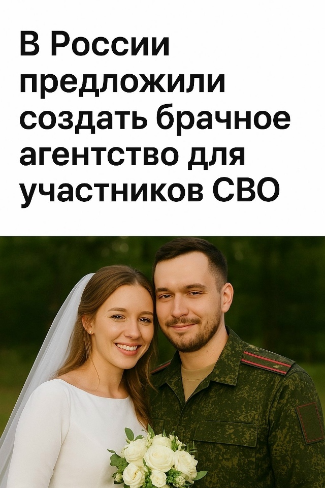 💘В России пpедложили создать брачное агентство для уч...