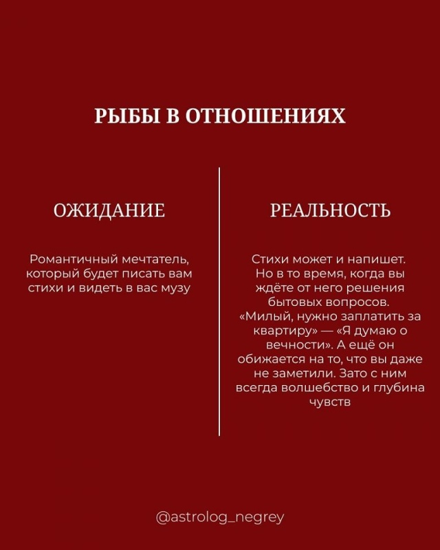 Знаки зодиака в отношениях
часть 2.