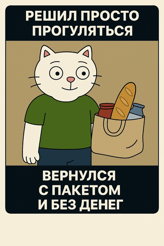 Иногда прогулка — это просто повод подышать свежим во?...