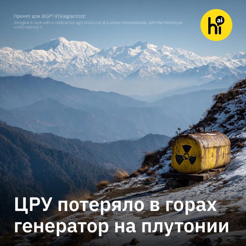 ☢️ ЦРУ потеряло в горах ядерный генератор на плутонии
В 1965 году ЦРУ решило установить на одной из